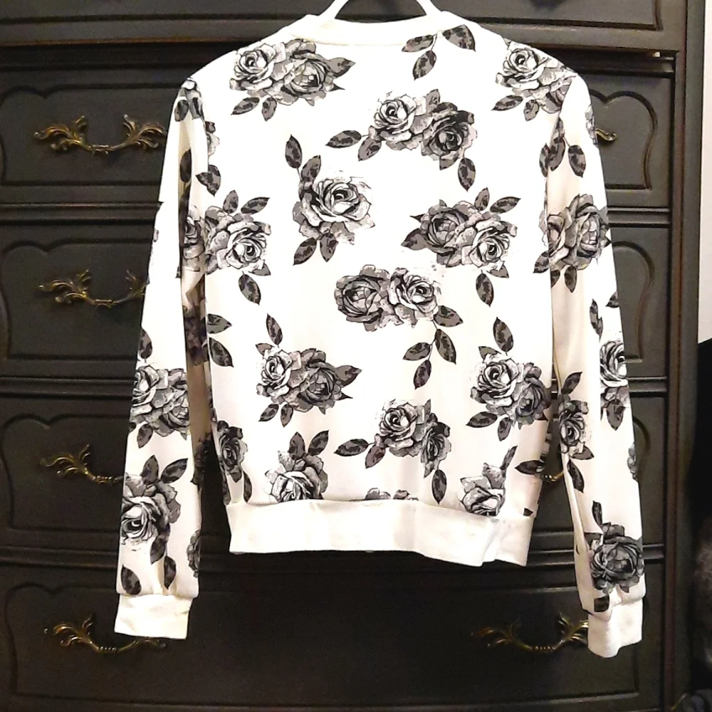 Rose print jacket - Picture 3 of 7